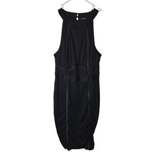 Torrid  Black Ribbed Jersey Bodycon Dress, Torrid 0/Large